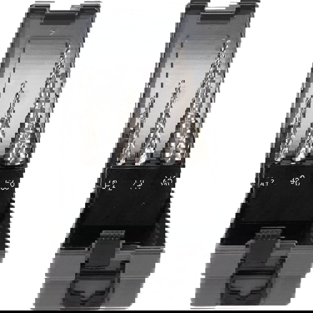 Drill Bit Set: Step Drill Bits, 3 Pc, 30