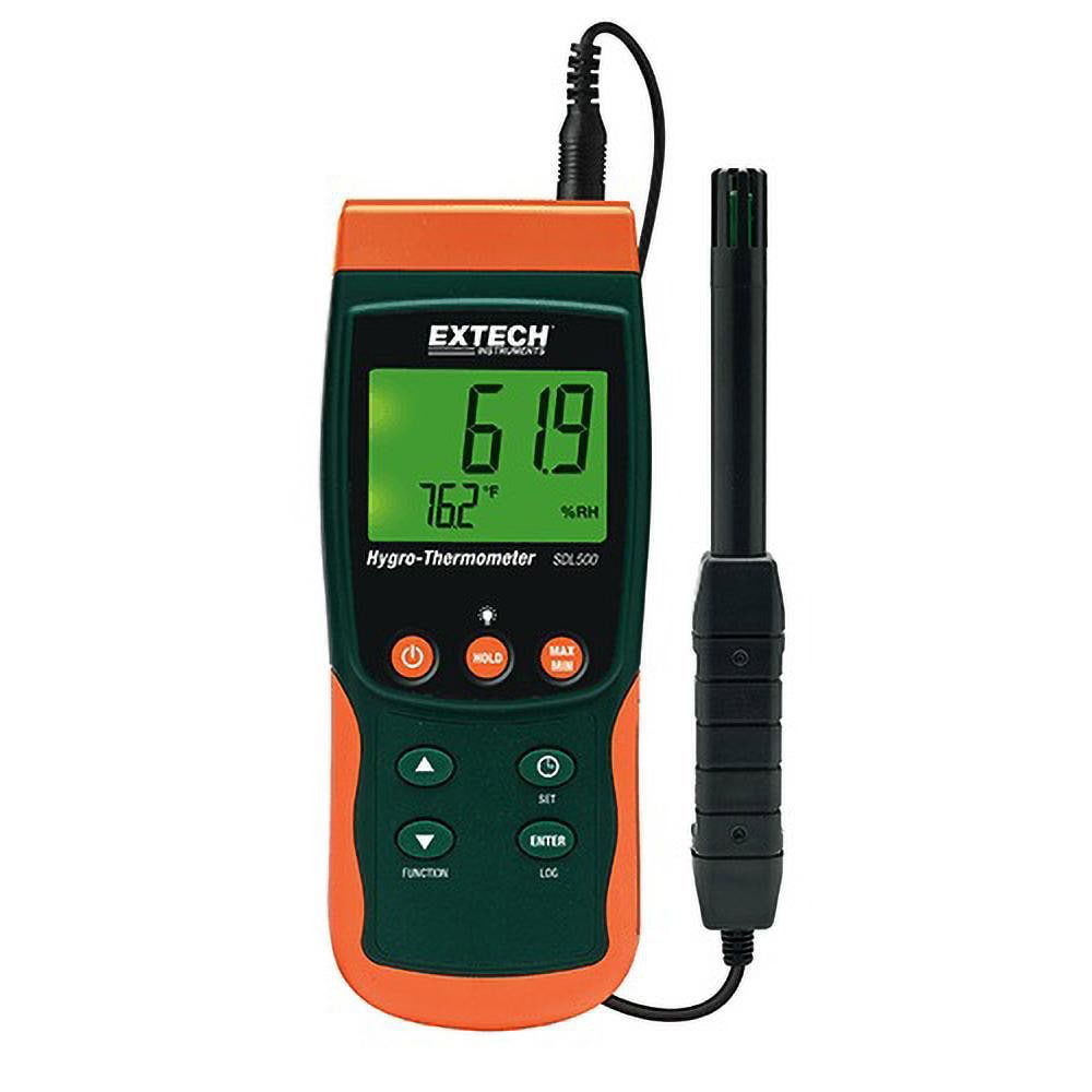 32 to 122&deg;F, 5 to 95% Humidity Range, Thermo-Hygrometer