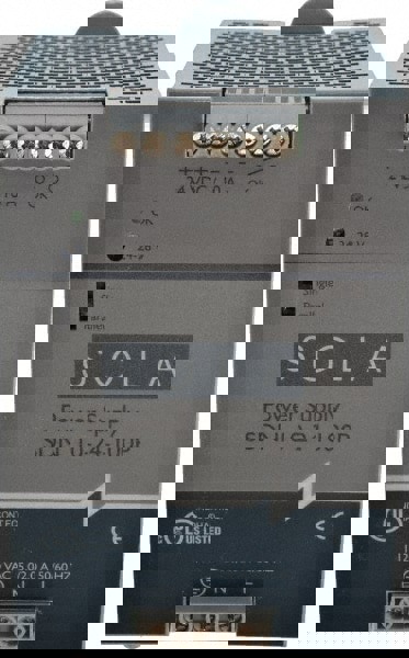 240 Watt, 10 Amp, 230 VAC Input, 24 VDC Output, DIN Rail Power Supply