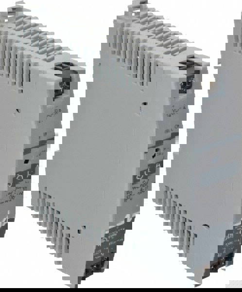 100 Watt, 0.60 Amp, 264 VAC, 375 VDC Input, 24 to 28 VDC Output, DIN Rail Power Supply