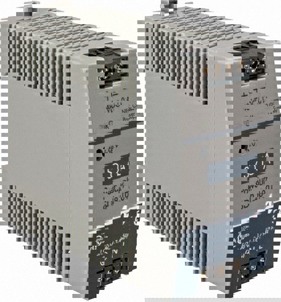 100 Watt, 1 Amp, 264 VAC, 375 VDC Input, 48 to 56 VDC Output, DIN Rail Power Supply