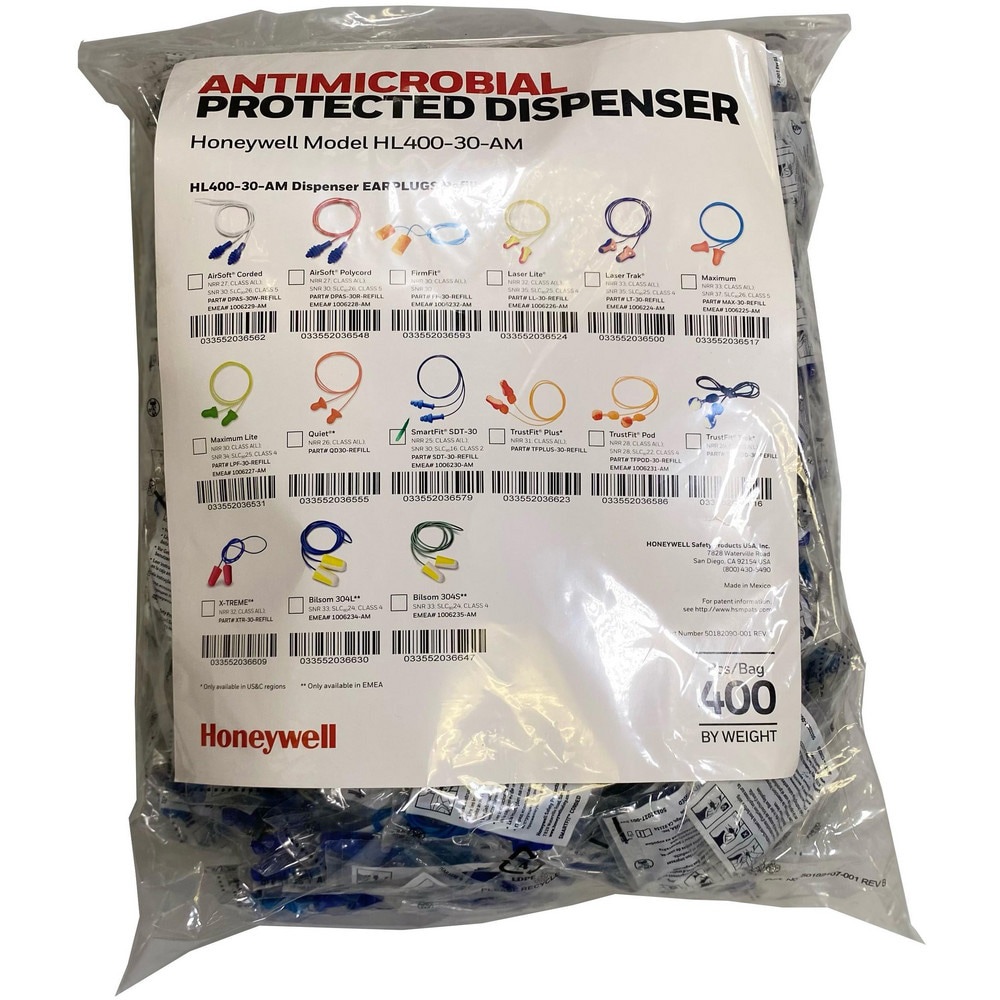 Earplug Dispensers & Refills; Plug Material: CMT ; Plug Shape: Flanged ; Noise Reduction Rating (dB): 25.00 ; Dispensing Method: Pull Out ; Disposable: Yes ; Insertion Method: Roll Down