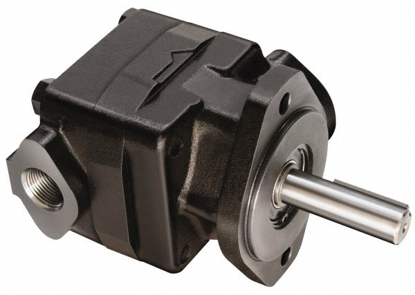 Hydraulic Vane Pumps; RPM: 1800.000 ; GPM @ 1800 RPM: 9.300 ; Inlet Size: 1 ; Outlet Size: 1/2 ; Shaft Length: 1.750 ; Depth (Decimal Inch): 5.0000