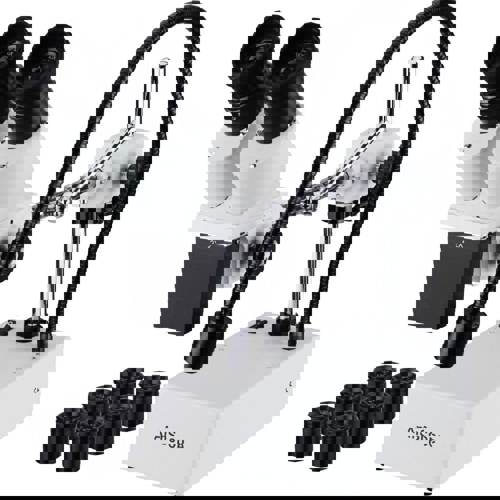 Microscopes; Microscope Type: Stereo ; Eyepiece Type: Binocular ; Arm Type: Boom Stand; Single Arm ; Image Direction: Upright ; Eyepiece Magnification: 10x