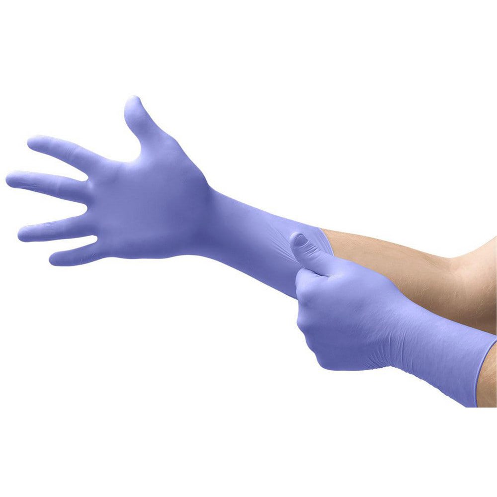 Series Microflex Supreno Disposable Gloves: Size X-Small, 5.5 mil, Uncoated-Coated Nitrile, Medical Grade, Unpowdered