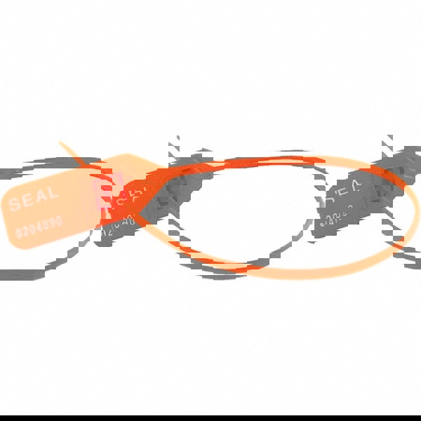 Security Seals; Type: Barrier Seal ; Overall Length (Decimal Inch): 15in ; Material: Polypropylene ; Breaking Strength (lb): 50.000 (Pounds); Features: Reveals the Slightest Tampering Attempts ; Features: Reveals the Slightest Tampering Attempts
