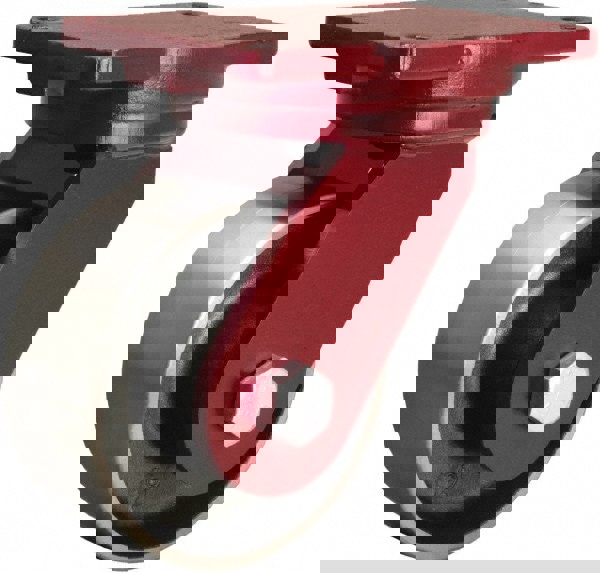 Swivel Top Plate Caster: Forged Steel, 6