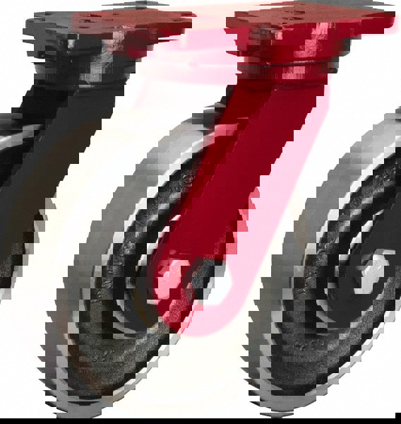 Swivel Top Plate Caster: Forged Steel, 8