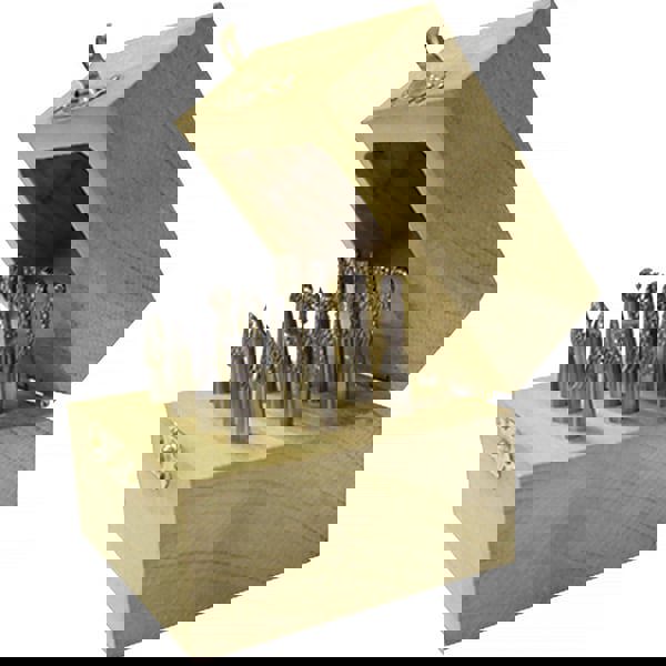 8 Pc Double Cut Burr Set with Cylinder w/Rad End, Tree w/Rad End, Ball, Cone w/Rad End, Cylinder, Pointed Tree