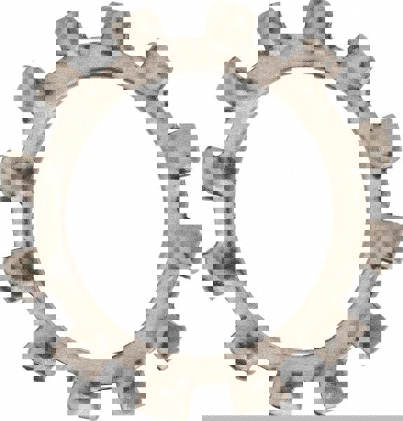 M16 Screw, 17mm ID, Stainless Steel External Tooth Lock Washer