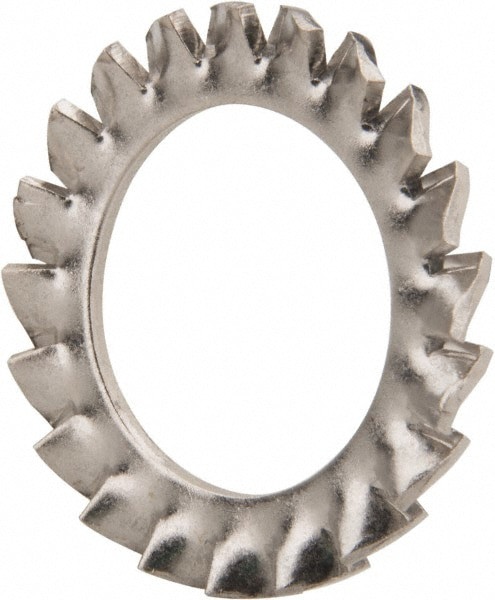 M22 Screw, 23mm ID, Stainless Steel External Tooth Lock Washer