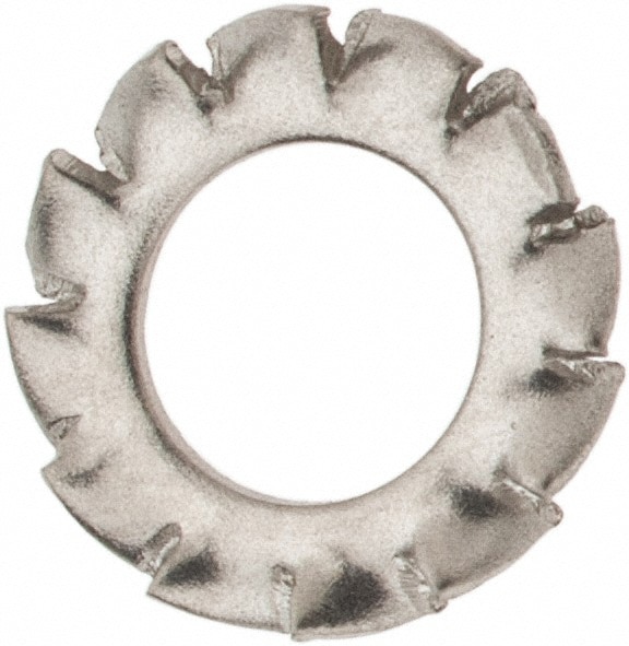 M4 Screw, 4.3mm ID, Stainless Steel External Tooth Lock Washer