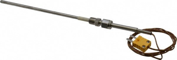 Thermocouple Probe: Type K, Pipe Fitting Probe, Grounded