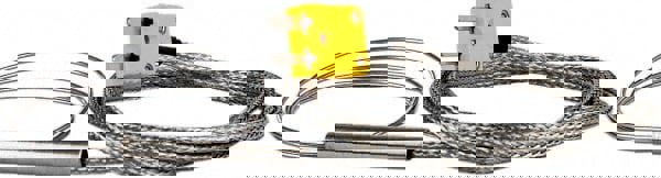 Thermocouple Probe: Type K, Flexible Probe, Grounded