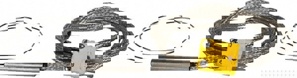 Thermocouple Probe: Type K, Flexible Probe, Grounded, Mini Connector
