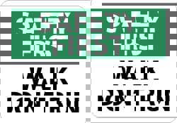 Accident Prevention Sign: Rectangle, 