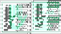 First Aid Sign: Rectangle, 