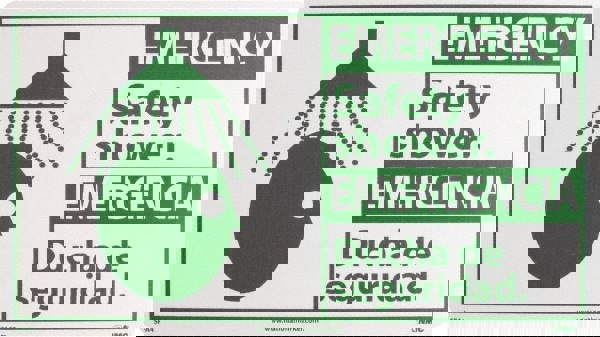 First Aid Sign: Rectangle, 