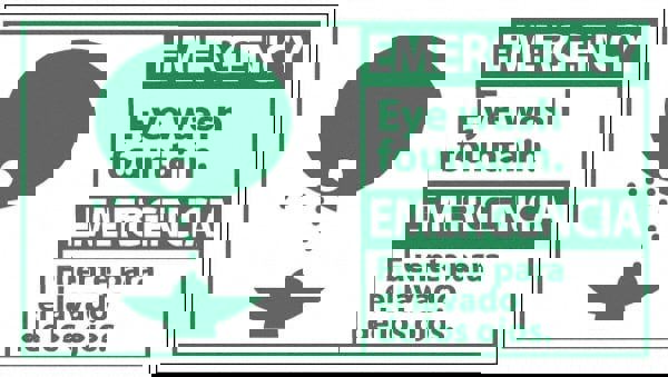 First Aid Sign: Rectangle, 