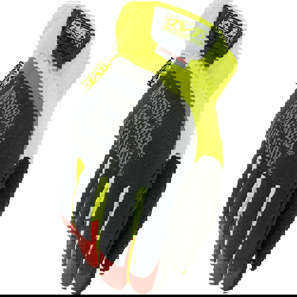 Cut-Resistant Gloves: Size S, ANSI Cut A4, Synthetic Leather