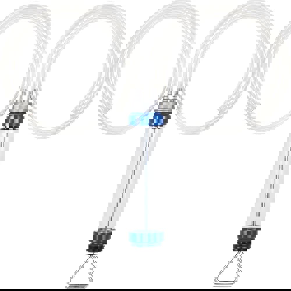 Suction Gun Drum Pump: 16 oz, Oil Lubrication, Steel, Aluminum & PVC