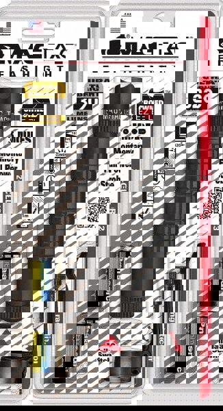 Handheld Flashlight: LED, 17 hr Max Run Time, CR123A battery