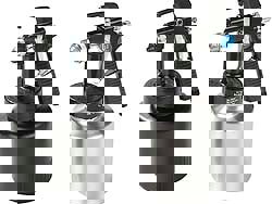 Paint Sprayers & Guns; Product Type: Spray Gun ; Body Material: Stainless Steel ; Air Consumption: 5.00SCFM ; Minimum Pressure (psi): 20 ; Maximum Pressure (Psi - 2 Decimals): 50 ; Kit: No