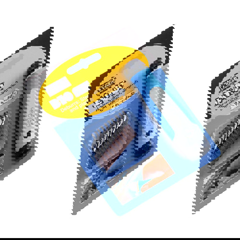 Hand Deburring Tool Set: 21 Pc, High Speed Steel