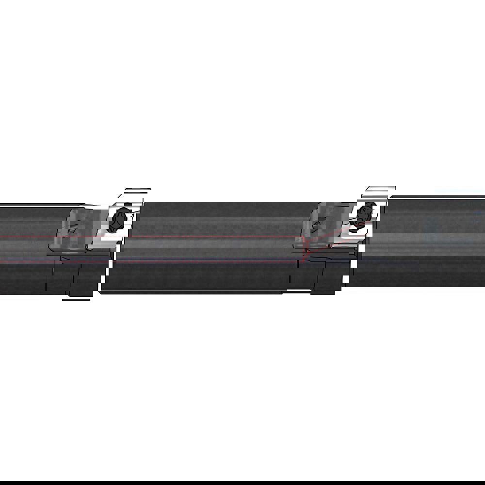 Indexable High-Feed End Mill: 1X3/4X3/8X1