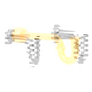 1-1/4 in. Brass P-Trap in Brushed Gold