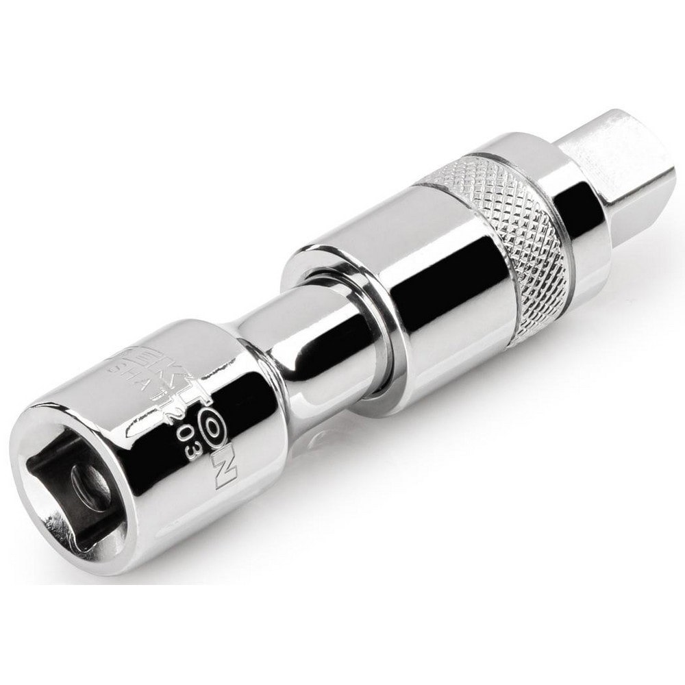 Socket Extensions; Tool Type: Ball Locking ; Extension Type: Ball Locking ; Drive Size: 3/8 (Inch); Finish: Polished Chrome ; Overall Length (Inch): 3 ; Material: Steel