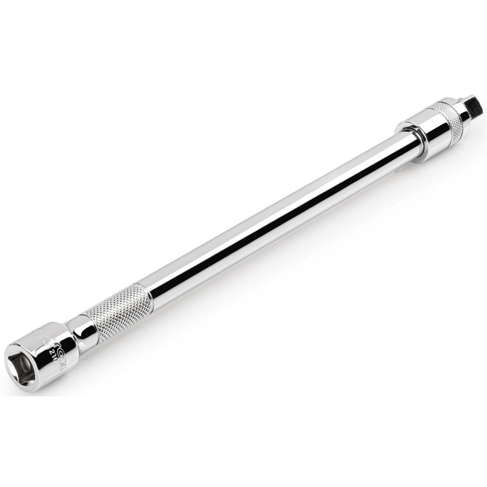 Socket Extensions; Tool Type: Ball Locking ; Extension Type: Ball Locking ; Drive Size: 3/8 (Inch); Finish: Polished Chrome ; Overall Length (Inch): 10 ; Material: Steel