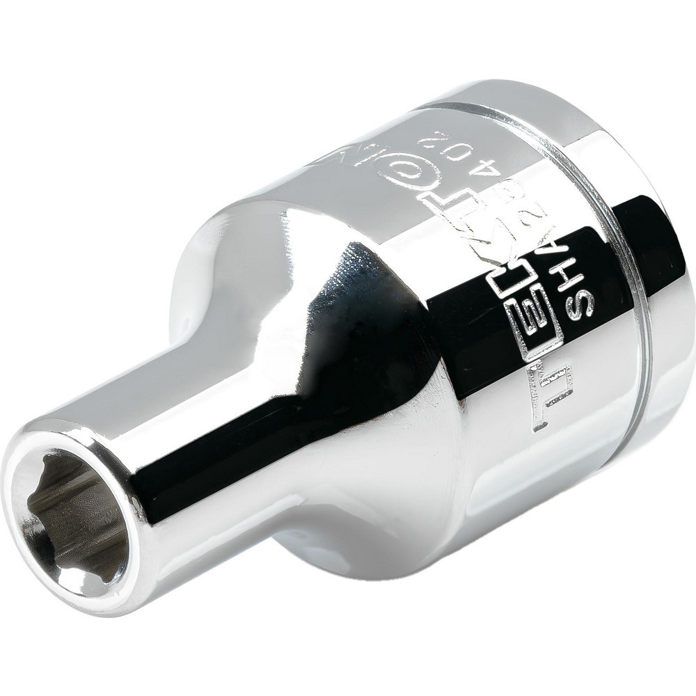 Socket Adapters & Universal Joints; Adapter Type: Hex Bit Holder ; Male Size: 1/2 in; 1/4 in ; Male Drive Style: Square ; Overall Length (Inch): 1.6 ; Finish: Chrome ; Material: Chrome-Plated Steel