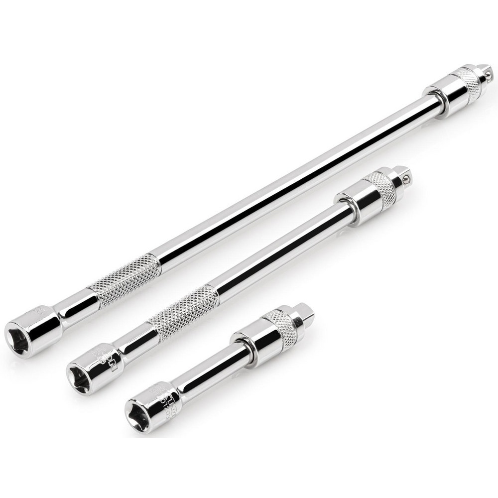 Socket Extension Sets; Drive Size: 0.25in ; Finish: Chrome ; Material: Steel ; For Use With: Hand Drive Sockets ; Insulated: No ; Socket Size: 3; 6; 9