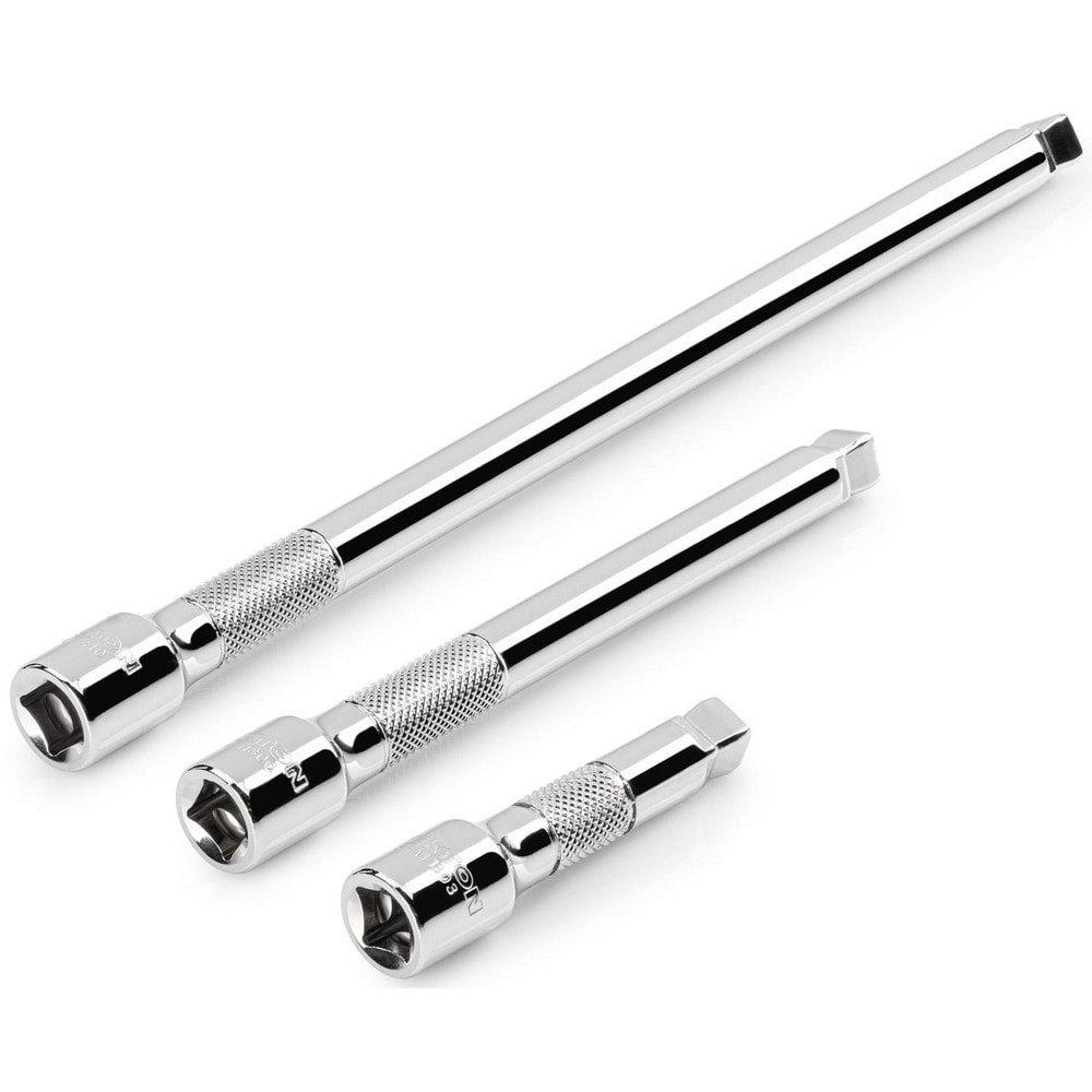 Socket Extension Sets; Finish: Chrome; Polished ; Material: Steel ; For Use With: Sockets; Ratchets; Crowfoot Wrenches; Torque Wrenches ; Insulated: No ; Socket Size: 3; 6; 10 ; Non-sparking: No