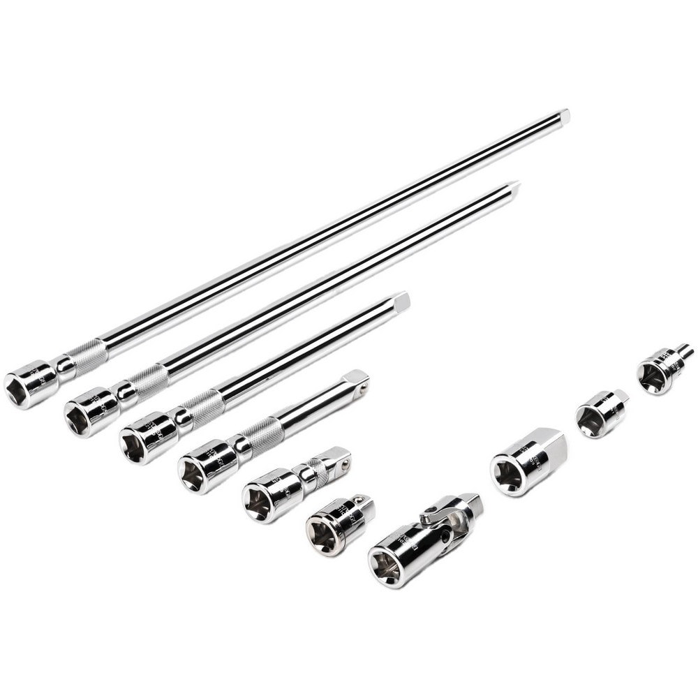 Socket Adapter & Universal Sets; Type: Socket Adapter Set ; Universal Size (Inch): 1/2 in ; Adapter Size (Inch): 3/4 in ; Drive Size: 0.5in ; Container Type: Case ; Connection Gender: Male; Female