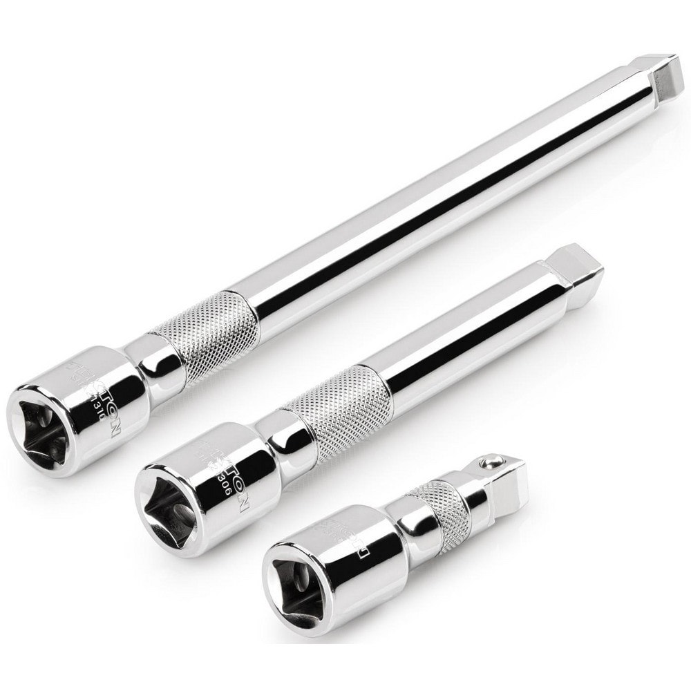 Socket Extension Sets; Finish: Chrome; Polished ; Material: Steel ; For Use With: Sockets; Ratchets; Crowfoot Wrenches; Torque Wrenches ; Insulated: No ; Socket Size: 3; 6; 10 ; Non-sparking: No