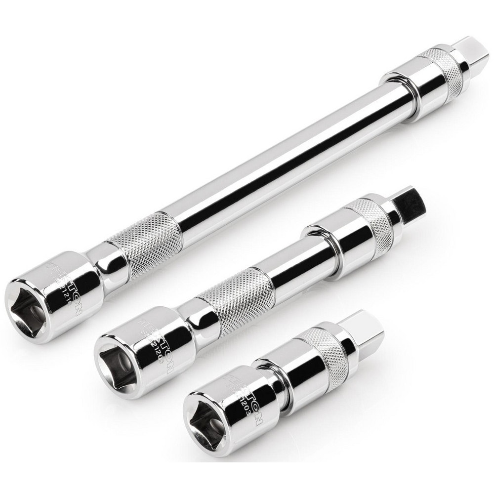 Socket Extension Sets; Finish: Polished; Chrome ; Material: Steel ; For Use With: Sockets; Ratchets; Crowfoot Wrenches; Torque Wrenches ; Insulated: No ; Socket Size: 3; 6; 10 ; Non-sparking: No