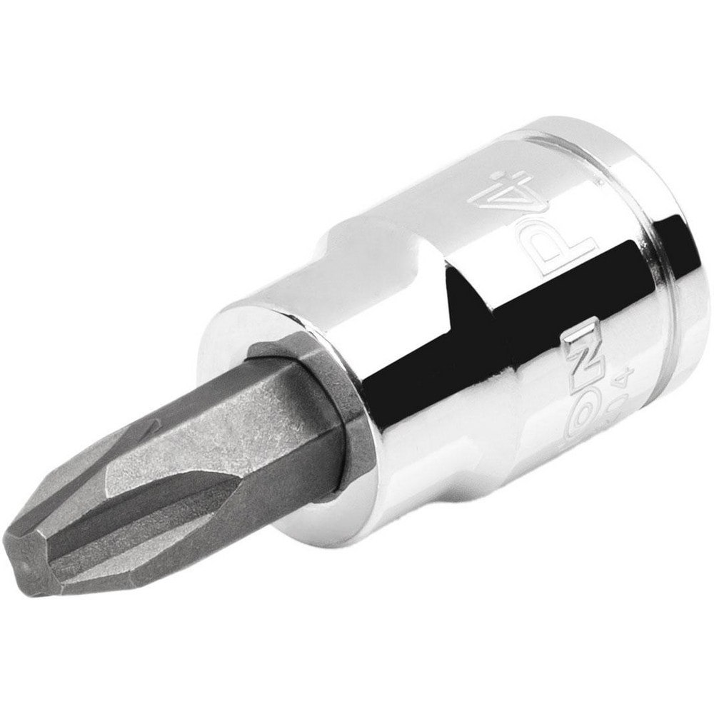Screwdriver & Drag Link Sockets; Socket Type: Phillips Screwdriver Socket ; Drive Size: 0.375 ; Insulated: No ; Non-sparking: No ; Tether Style: Not Tether Capable ; Bit Length: 0.8in