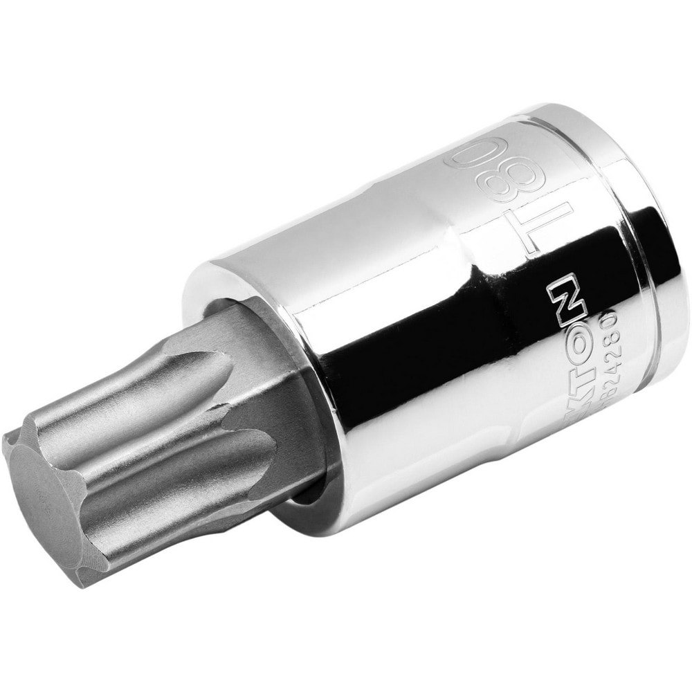 Hand Hex & Torx Bit Sockets; Socket Type: Torx Bit Socket ; Torx Size: T80 ; Bit Length (Decimal Inch): 0.9 ; Insulated: No ; Tether Style: Not Tether Capable ; Material: Steel