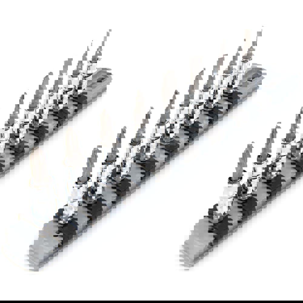 1/4 Inch Drive Phillips/Slotted Bit Socket Set, 8-Piece (#0-#3, 1/8-5/16 in.)