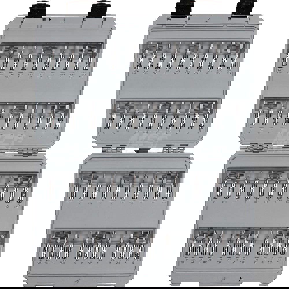 1/4 Inch Drive Hex, Torx, Phillips, Slotted, Square Bit Socket Set (42-Piece)