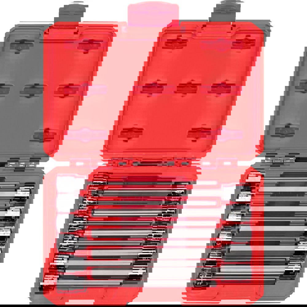 Hex & Torx Bit Socket Sets; Set Type: Hex Bit ; Type: Long Bit Socket Set ; Drive Size (Inch): 3/8 ; Minimum Set Hex Size (Inch): 1/8 ; Minimum Set Hex Size (Metric): 10.0 ; Measurement Type: Metric