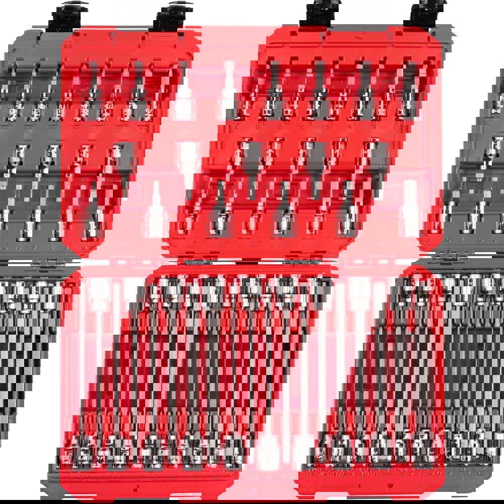 Hex & Torx Bit Socket Sets; Set Type: Hex Bit ; Drive Size (Inch): 3/8 ; Minimum Set Hex Size (Inch): 1/8 ; Finish: Polished Chrome ; Maximum Set Hex Size (Metric): 10 ; Measurement Type: Inch/Metric