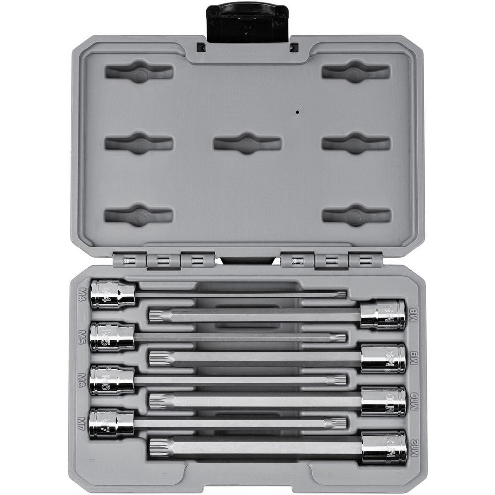 Socket Sets; Set Type: Socket Set ; Drive Size: 3/8 in ; Tool Type: Triple Square Bit Set ; Material: Steel ; Container Type: None ; Number Of Pieces: 8