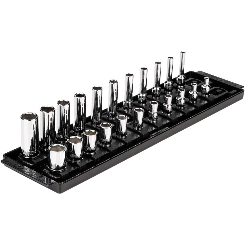 Socket Sets; Set Type: Socket Set ; Drive Size: 1/4 in ; Minimum Size (Inch): 5/32 ; Maximum Size (Inch): 9/16 ; Tool Type: Socket Set ; Material: Steel