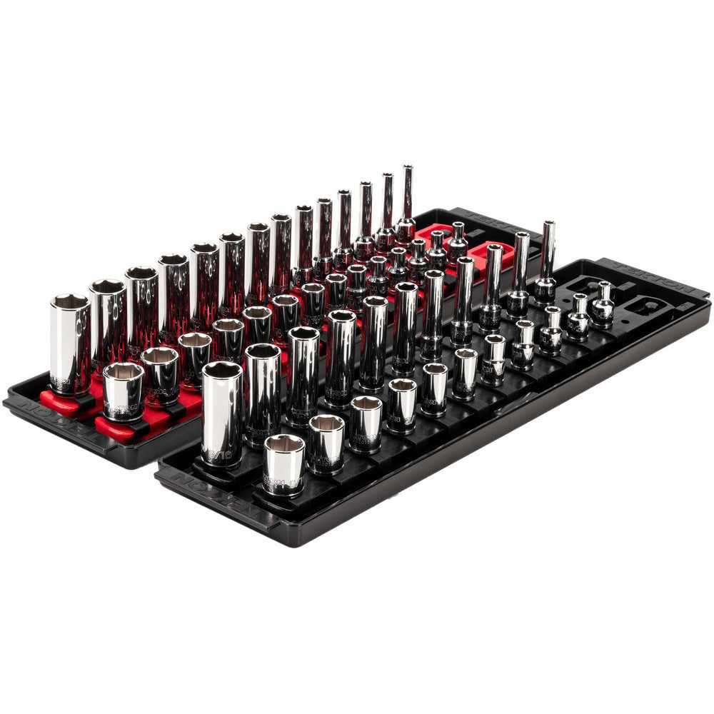 Socket Sets; Set Type: Deep; Standard; Socket Set ; Drive Size: 1/4 in ; Minimum Size (Inch): 0.15625 ; Maximum Size (Inch): 0.5625 ; Tool Type: 1/4 in Standard & Deep Socket Set ; Material: Steel