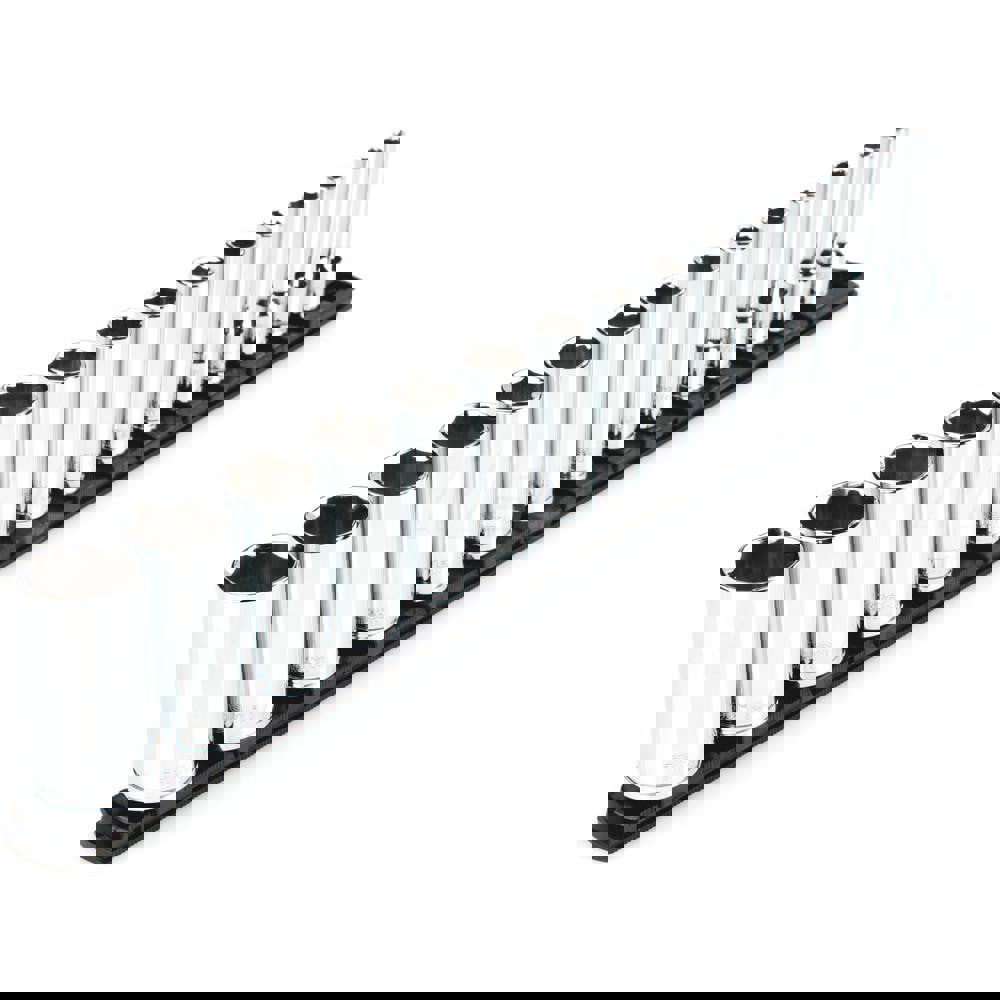 Socket Set Socket Set: 15 Pc, 1/4 to 1