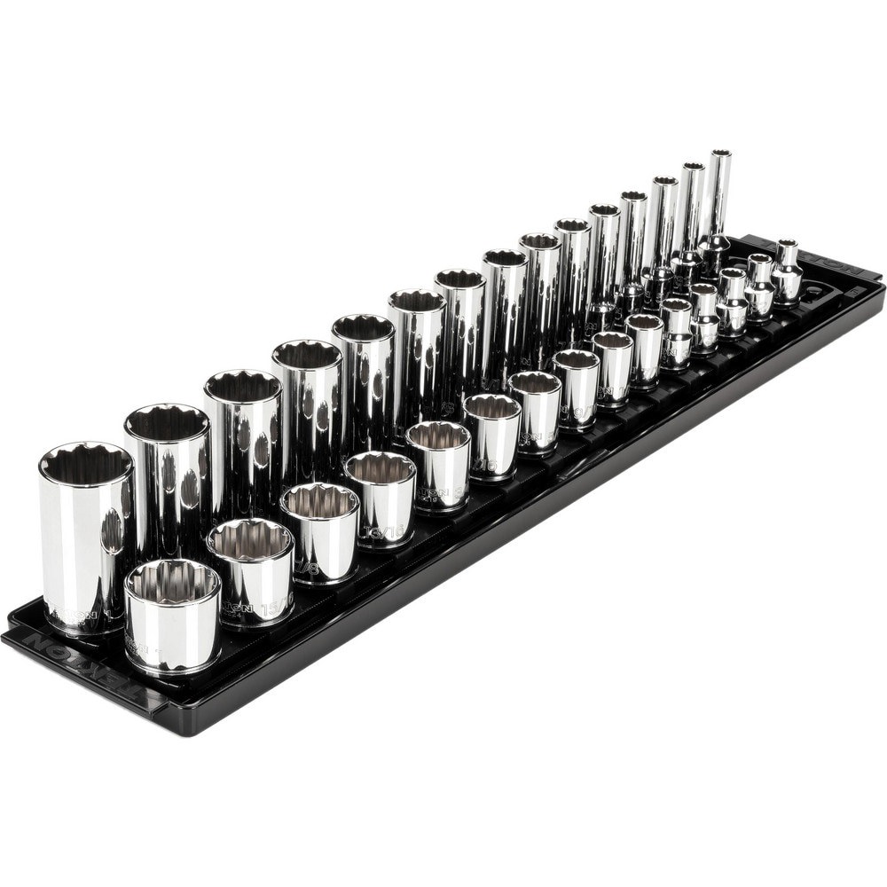 Socket Sets; Set Type: Deep; Standard; Socket Set ; Drive Size: 3/8 in ; Minimum Size (Inch): 0.25 ; Maximum Size (Inch): 1 ; Tool Type: 3/8 in Standard & Deep Socket Set ; Material: Steel