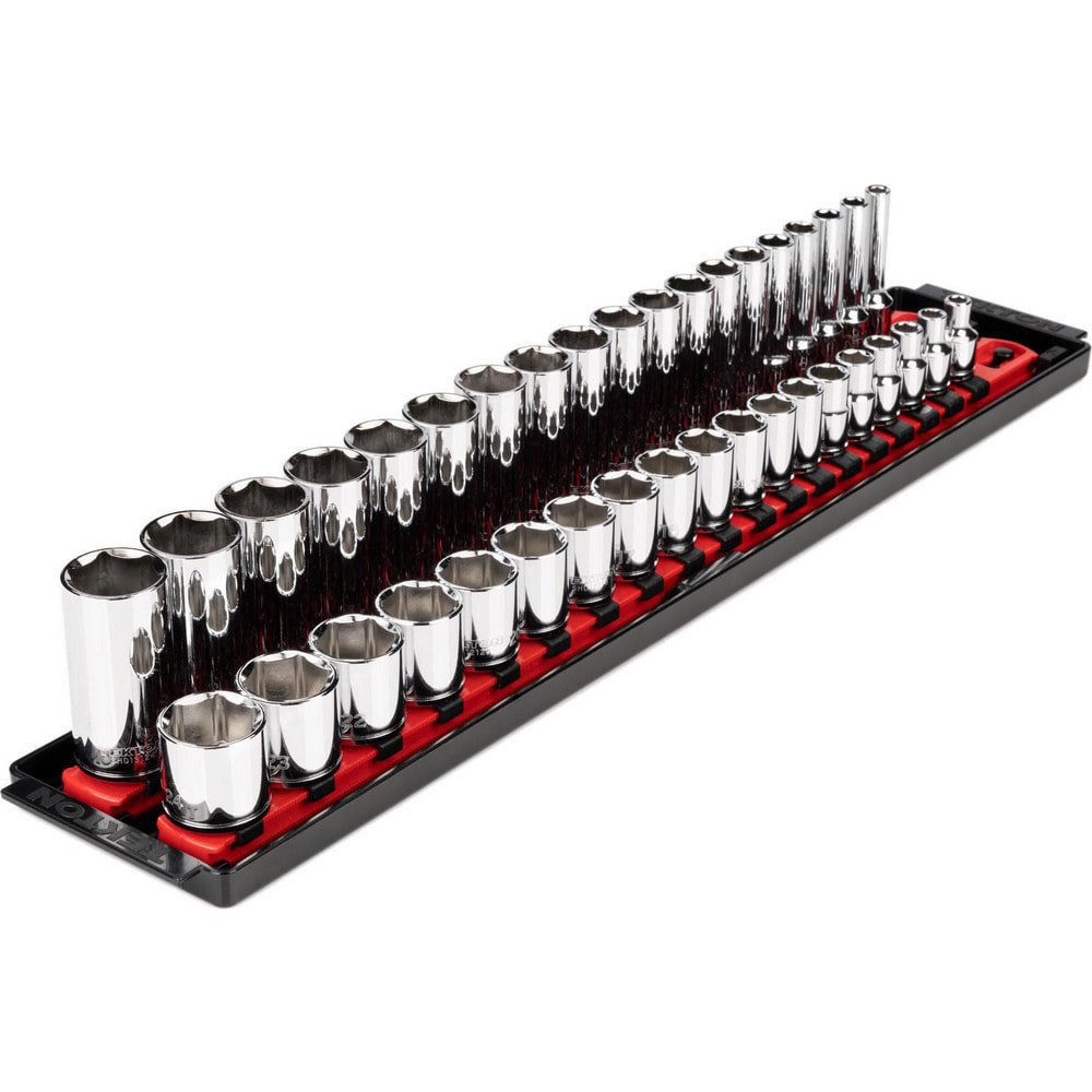 Socket Sets; Set Type: Deep; Standard; Socket Set ; Drive Size: 3/8 in ; Minimum Size (Inch): 6 ; Maximum Size (Inch): 24 ; Tool Type: 3/8 in Standard & Deep Socket Set ; Material: Steel